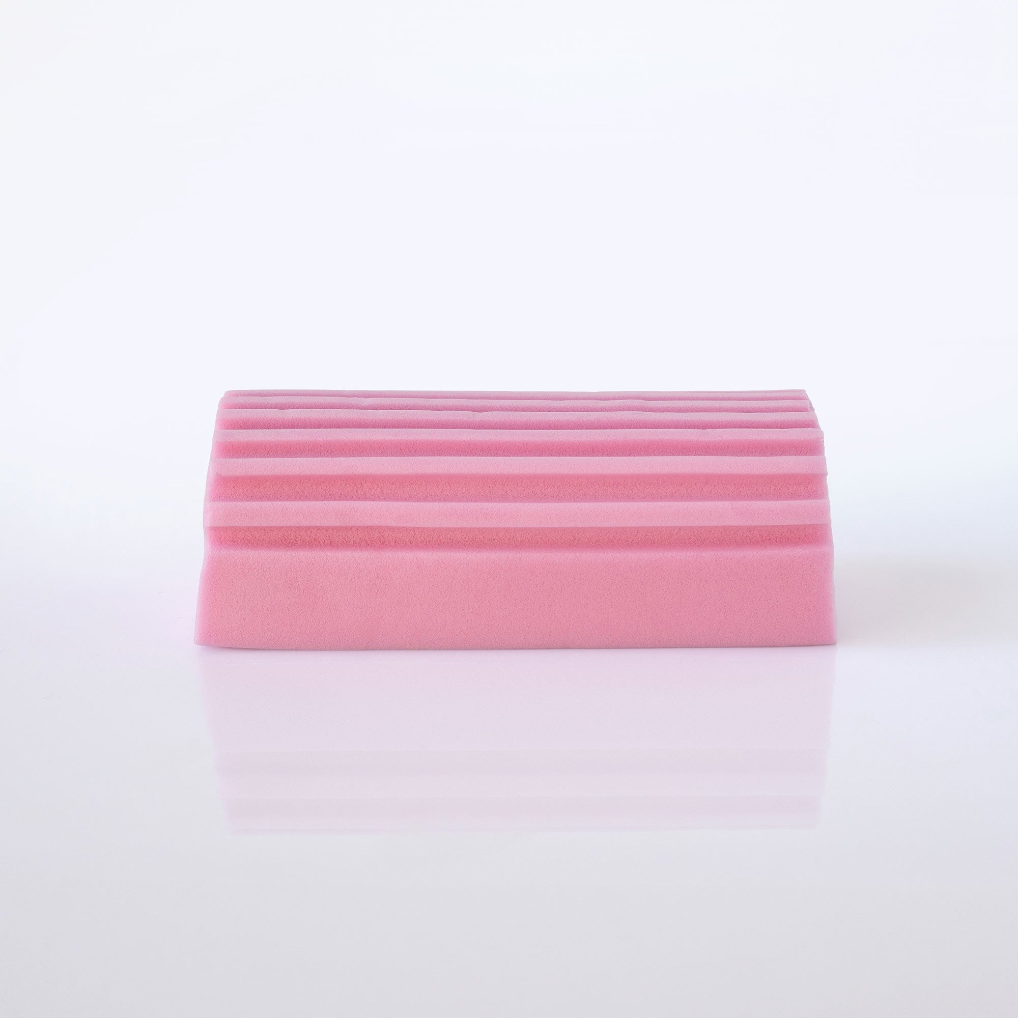 Pink foam damp duster on a white background. Simply Clean Damp Duster Sponge - 2 Pack